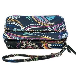 Vera Bradley Bandana Swirl Wristlet